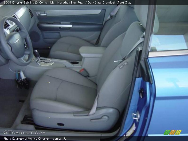 Marathon Blue Pearl / Dark Slate Gray/Light Slate Gray 2008 Chrysler Sebring LX Convertible