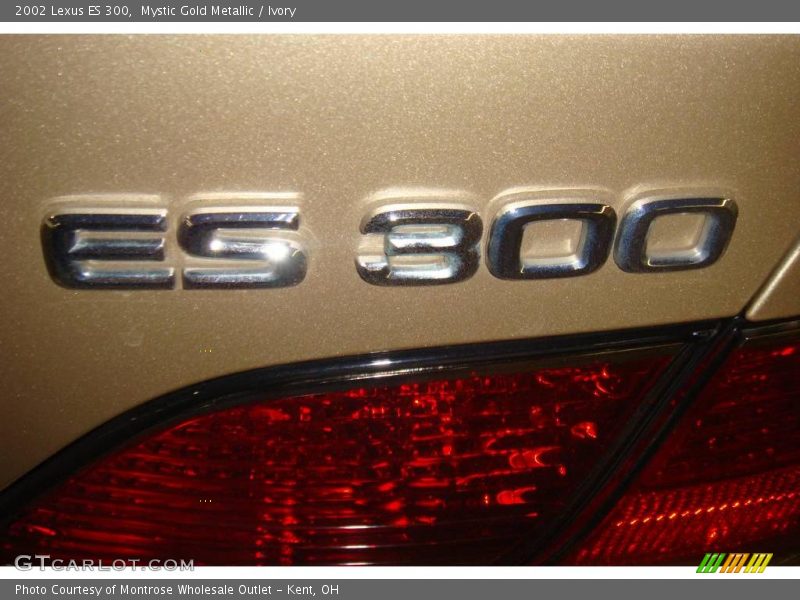Mystic Gold Metallic / Ivory 2002 Lexus ES 300