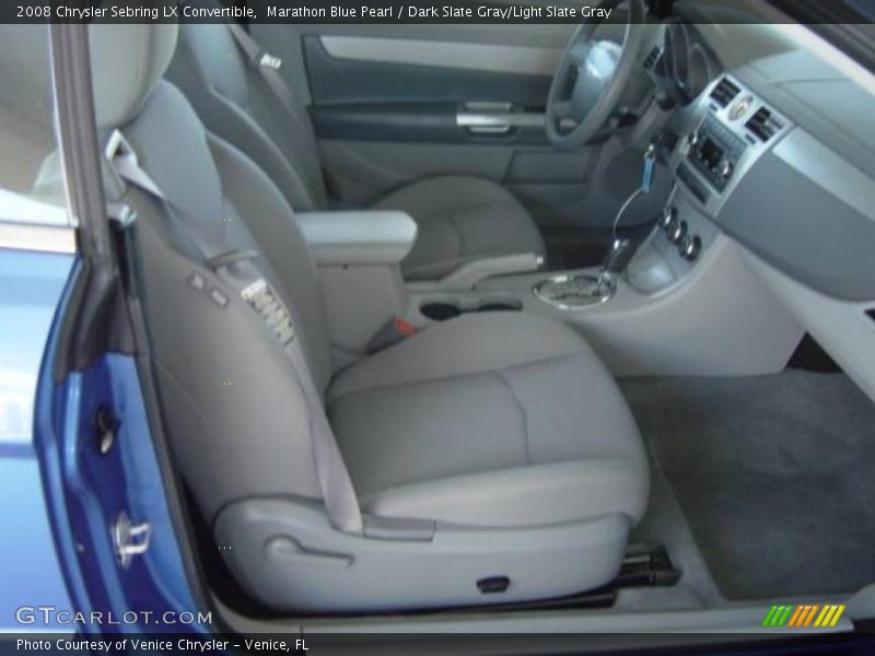 Marathon Blue Pearl / Dark Slate Gray/Light Slate Gray 2008 Chrysler Sebring LX Convertible