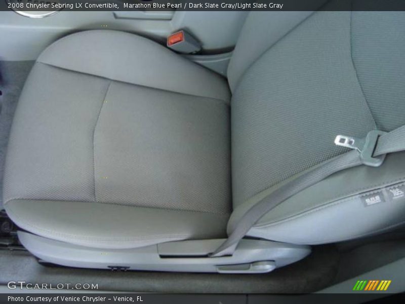 Marathon Blue Pearl / Dark Slate Gray/Light Slate Gray 2008 Chrysler Sebring LX Convertible