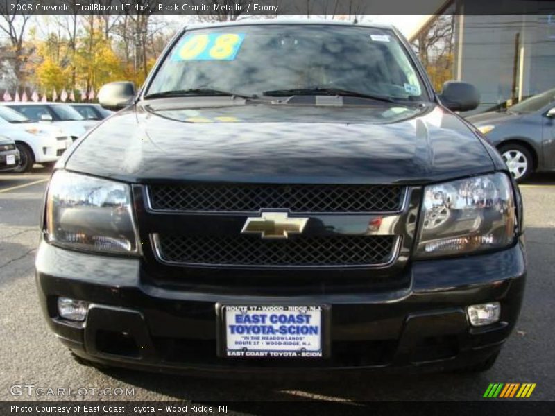 Black Granite Metallic / Ebony 2008 Chevrolet TrailBlazer LT 4x4