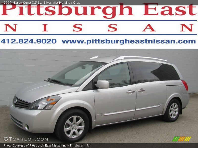 Silver Mist Metallic / Gray 2007 Nissan Quest 3.5 SL