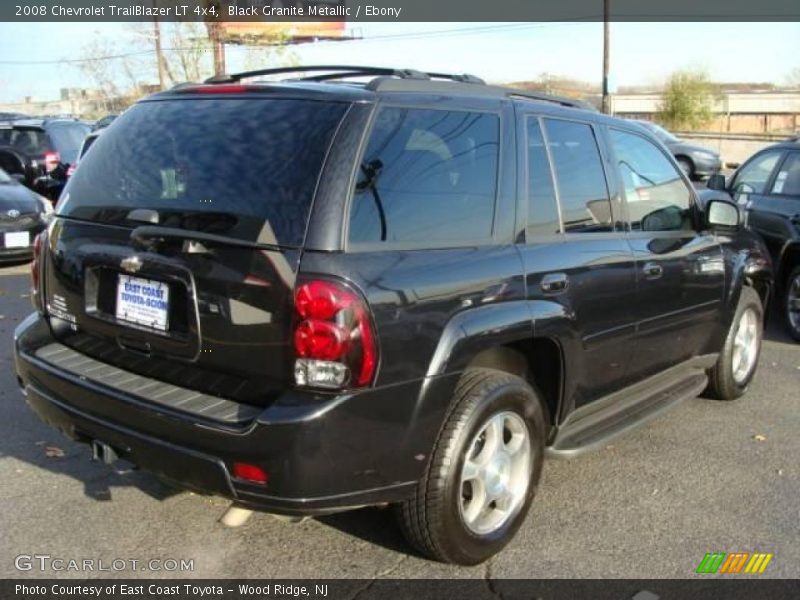 Black Granite Metallic / Ebony 2008 Chevrolet TrailBlazer LT 4x4