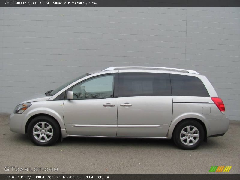 Silver Mist Metallic / Gray 2007 Nissan Quest 3.5 SL
