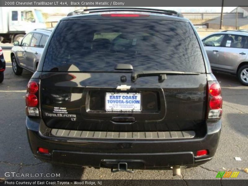 Black Granite Metallic / Ebony 2008 Chevrolet TrailBlazer LT 4x4