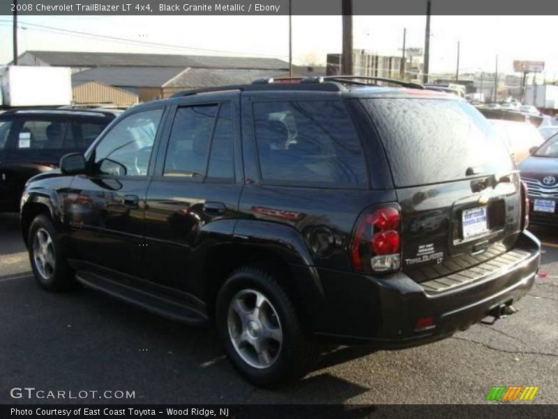 Black Granite Metallic / Ebony 2008 Chevrolet TrailBlazer LT 4x4