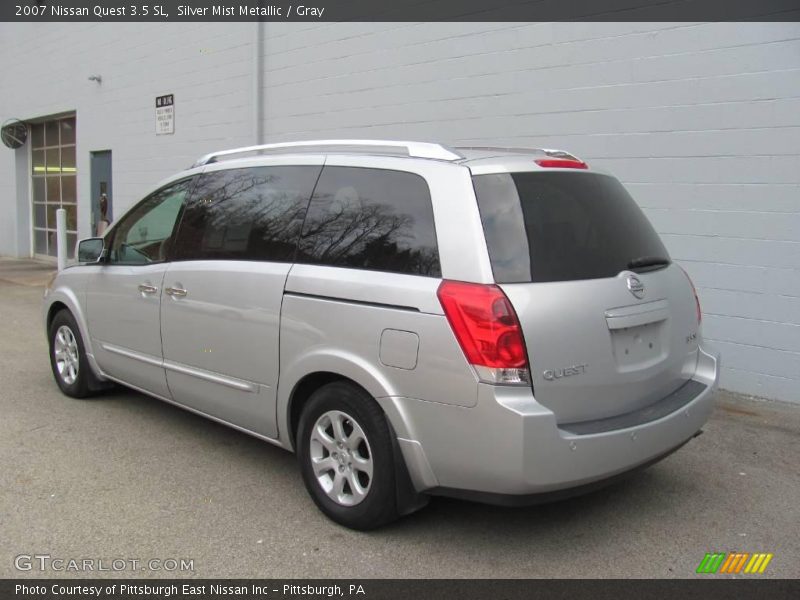 Silver Mist Metallic / Gray 2007 Nissan Quest 3.5 SL