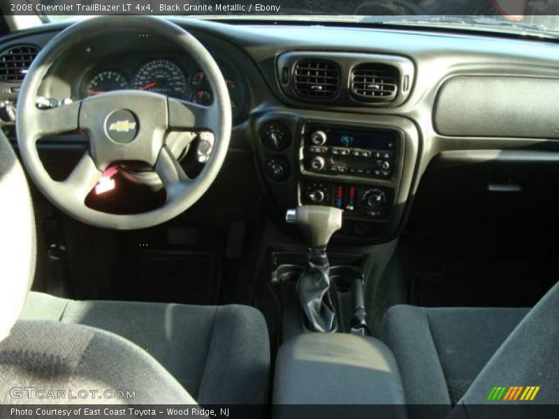 Black Granite Metallic / Ebony 2008 Chevrolet TrailBlazer LT 4x4
