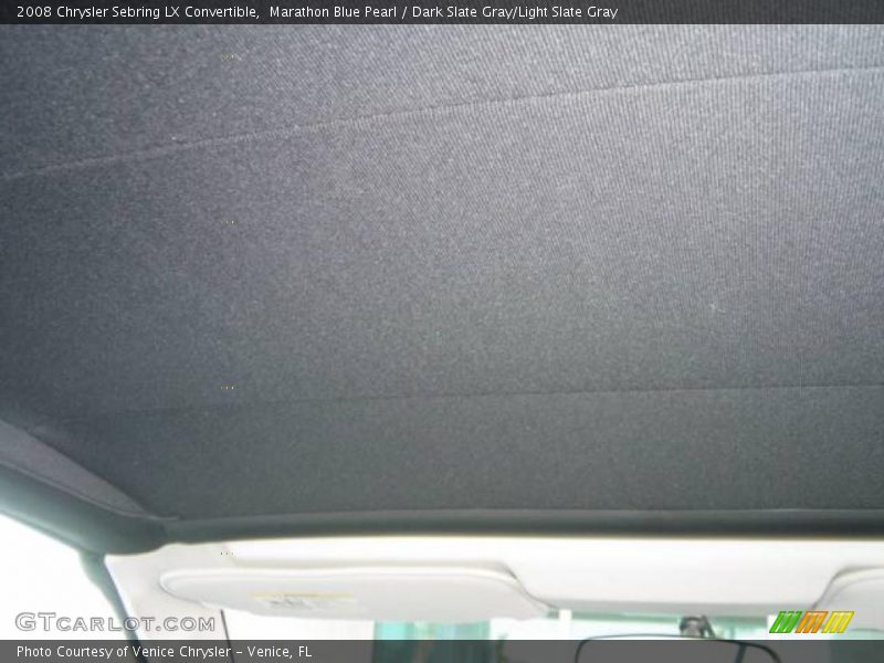 Marathon Blue Pearl / Dark Slate Gray/Light Slate Gray 2008 Chrysler Sebring LX Convertible
