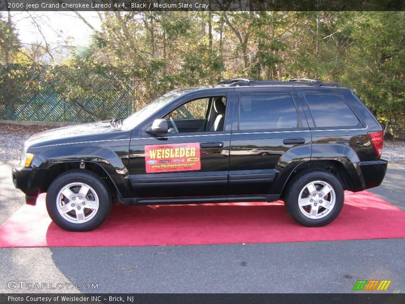 Black / Medium Slate Gray 2006 Jeep Grand Cherokee Laredo 4x4