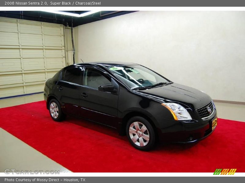 Super Black / Charcoal/Steel 2008 Nissan Sentra 2.0