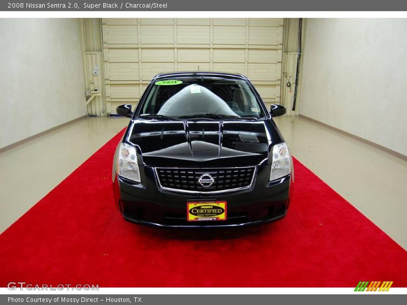 Super Black / Charcoal/Steel 2008 Nissan Sentra 2.0