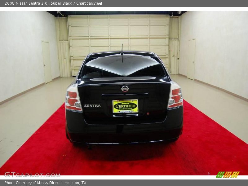 Super Black / Charcoal/Steel 2008 Nissan Sentra 2.0