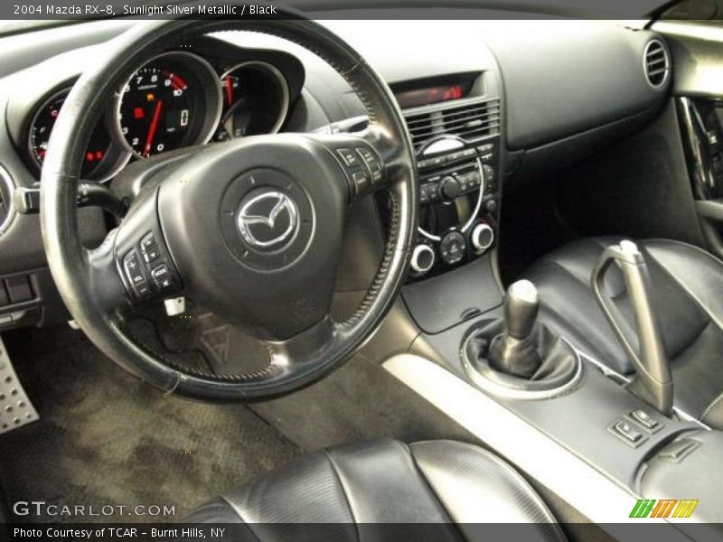 Sunlight Silver Metallic / Black 2004 Mazda RX-8