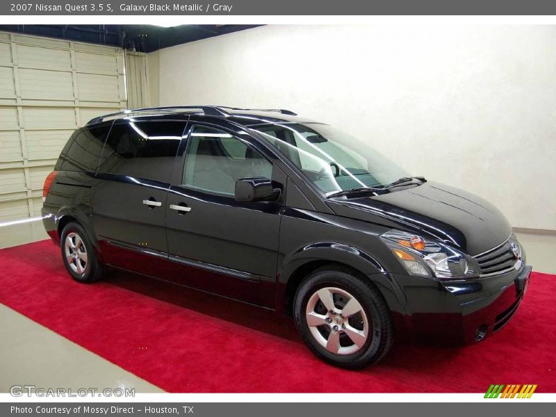 Galaxy Black Metallic / Gray 2007 Nissan Quest 3.5 S