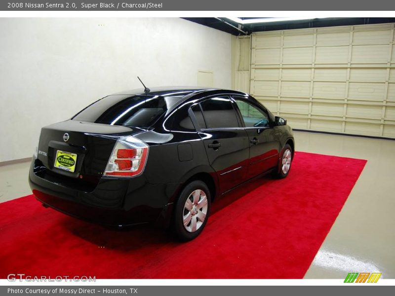 Super Black / Charcoal/Steel 2008 Nissan Sentra 2.0