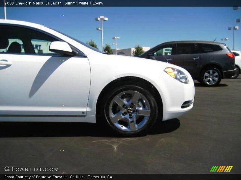 Summit White / Ebony 2009 Chevrolet Malibu LT Sedan