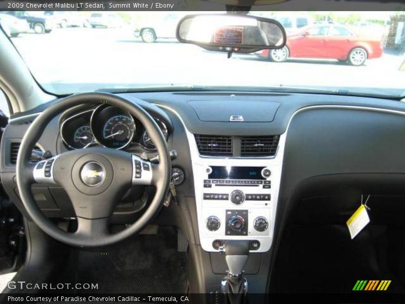 Summit White / Ebony 2009 Chevrolet Malibu LT Sedan