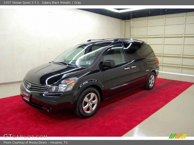 Galaxy Black Metallic / Gray 2007 Nissan Quest 3.5 S