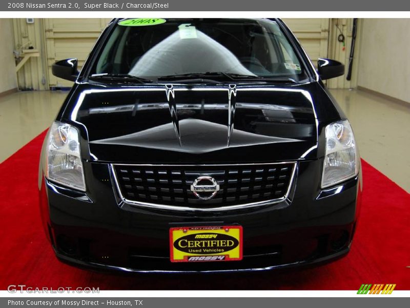 Super Black / Charcoal/Steel 2008 Nissan Sentra 2.0