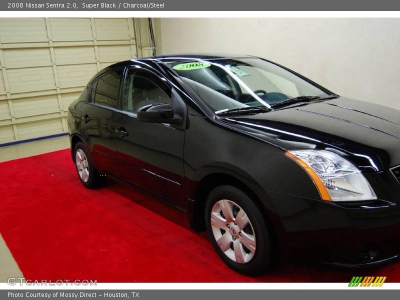 Super Black / Charcoal/Steel 2008 Nissan Sentra 2.0