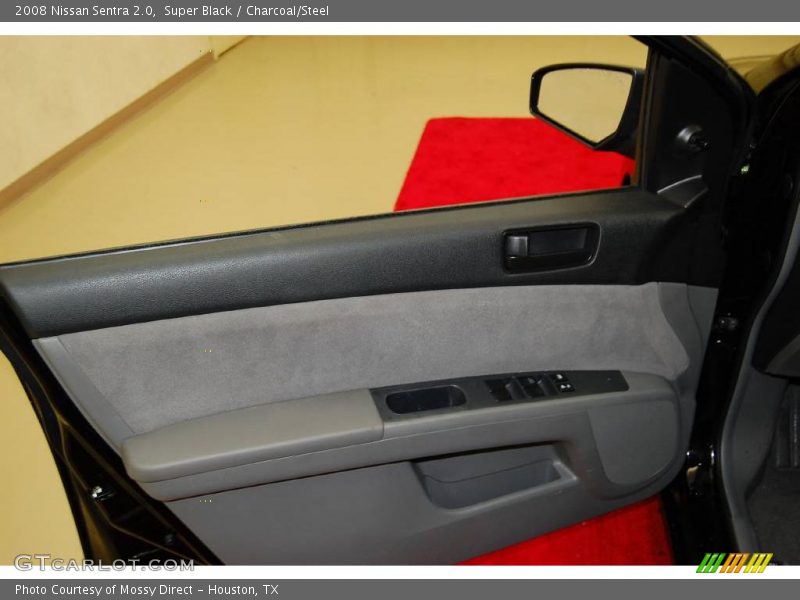 Super Black / Charcoal/Steel 2008 Nissan Sentra 2.0