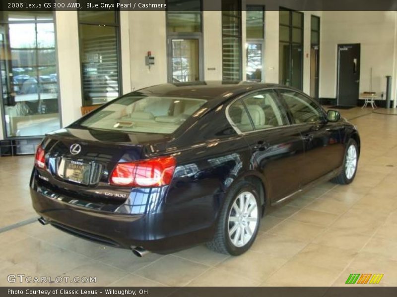 Blue Onyx Pearl / Cashmere 2006 Lexus GS 300 AWD