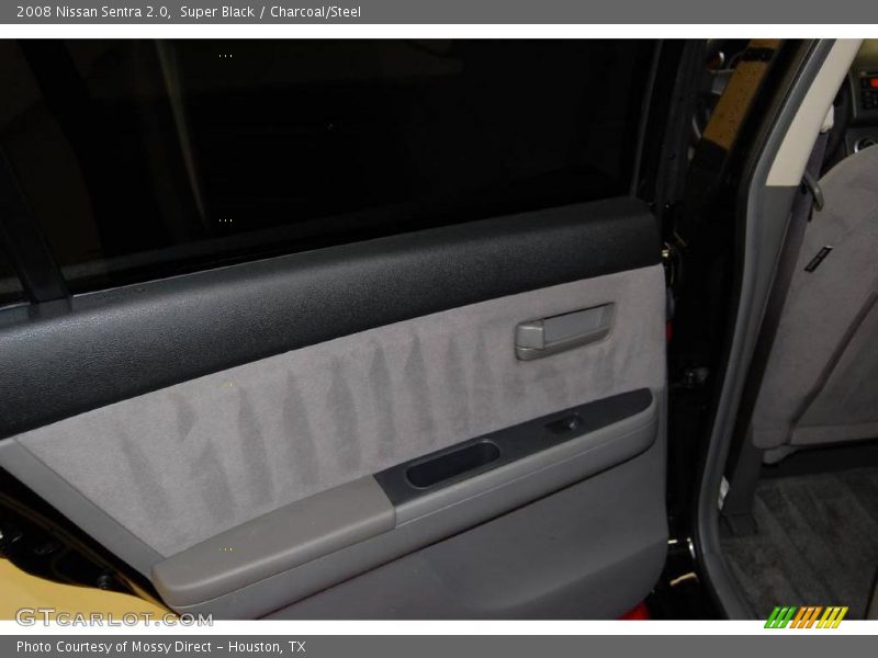 Super Black / Charcoal/Steel 2008 Nissan Sentra 2.0