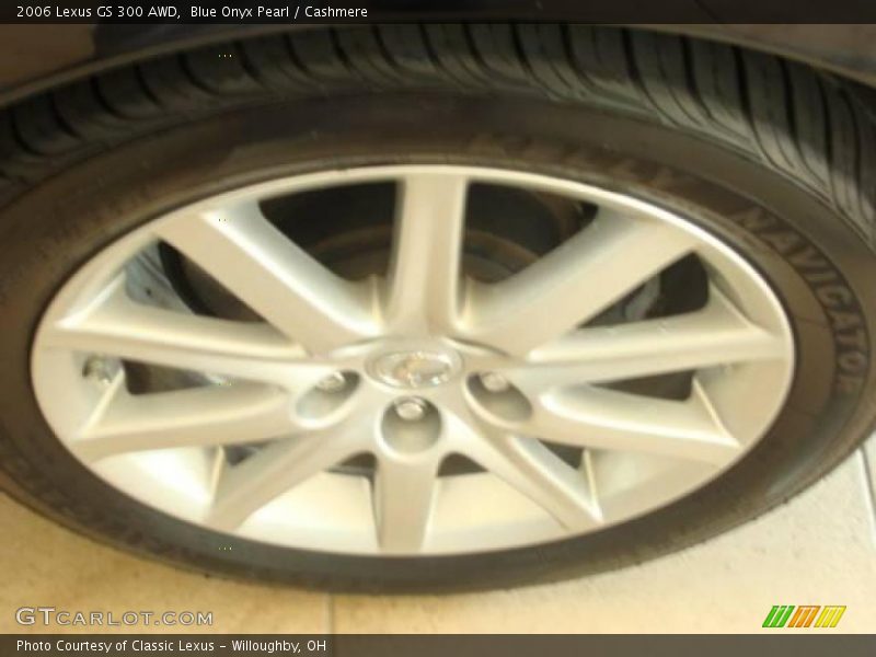 Blue Onyx Pearl / Cashmere 2006 Lexus GS 300 AWD