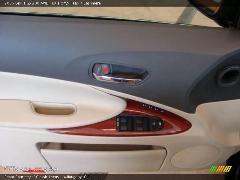 Blue Onyx Pearl / Cashmere 2006 Lexus GS 300 AWD