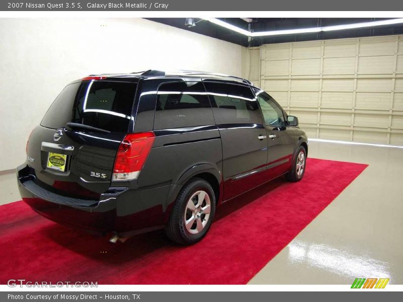 Galaxy Black Metallic / Gray 2007 Nissan Quest 3.5 S