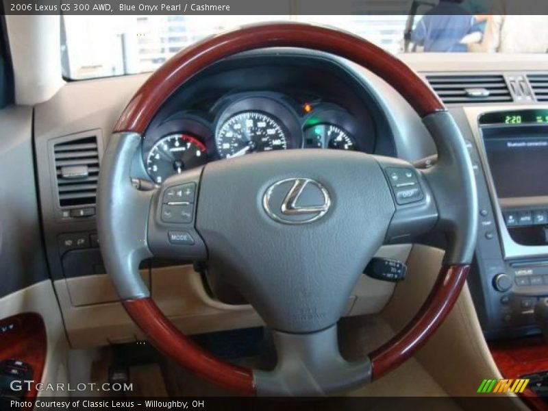 Blue Onyx Pearl / Cashmere 2006 Lexus GS 300 AWD