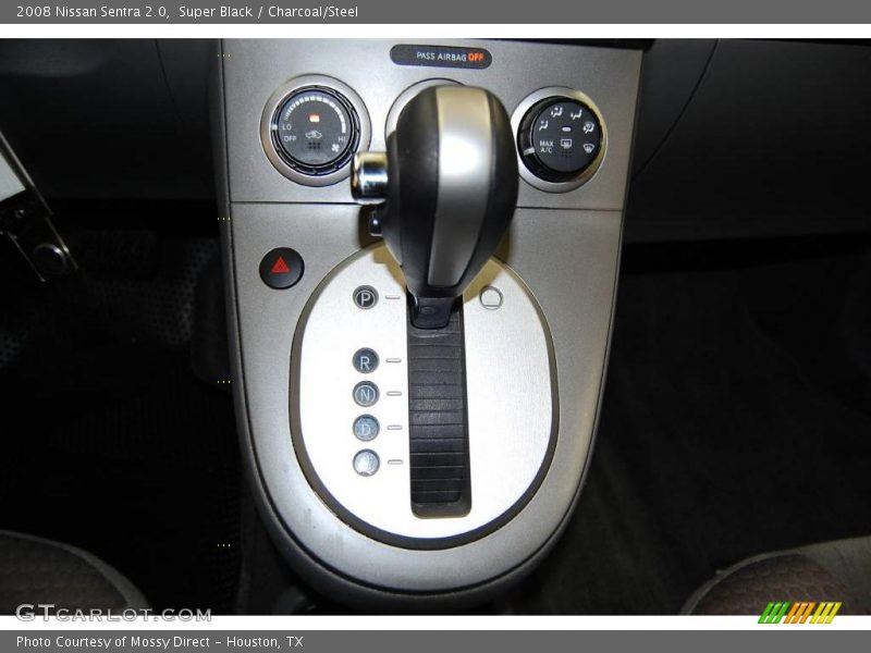 Super Black / Charcoal/Steel 2008 Nissan Sentra 2.0