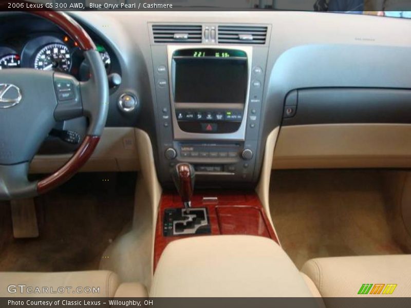 Blue Onyx Pearl / Cashmere 2006 Lexus GS 300 AWD