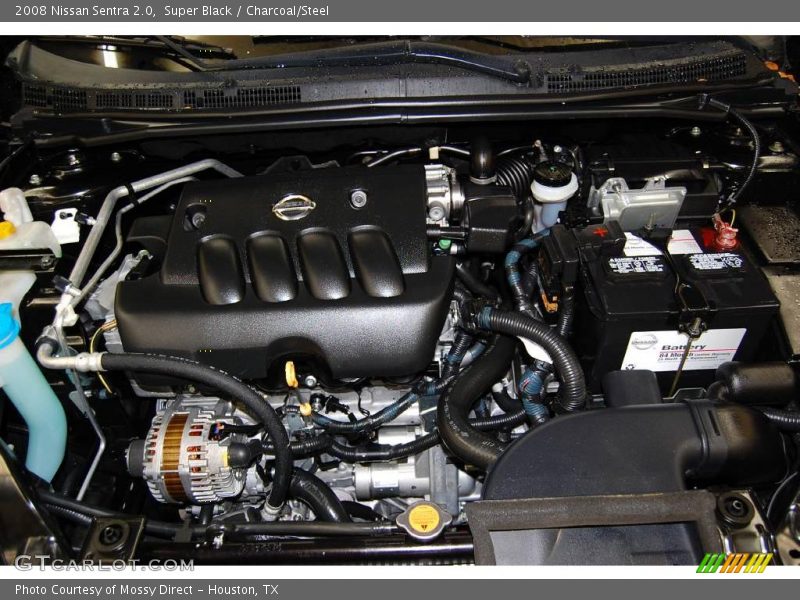 Super Black / Charcoal/Steel 2008 Nissan Sentra 2.0