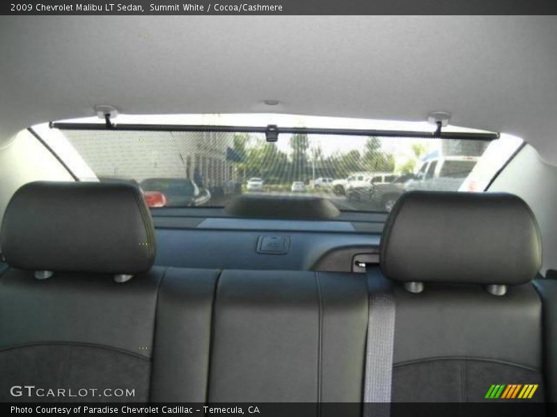 Summit White / Cocoa/Cashmere 2009 Chevrolet Malibu LT Sedan