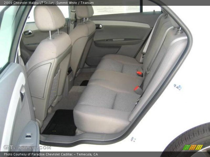 Summit White / Titanium 2009 Chevrolet Malibu LT Sedan