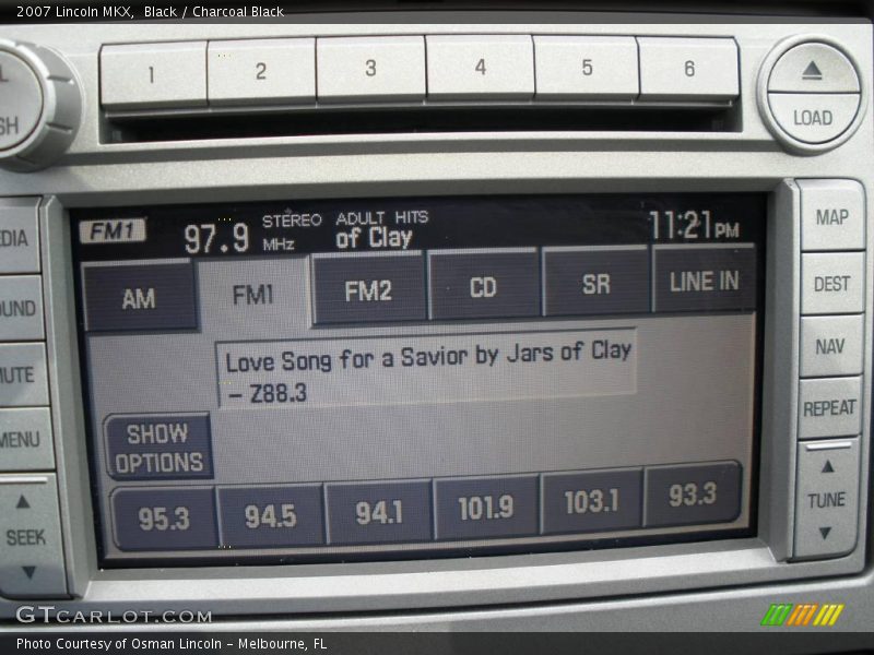 Black / Charcoal Black 2007 Lincoln MKX