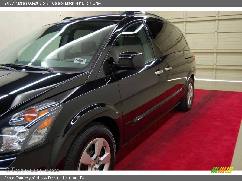 Galaxy Black Metallic / Gray 2007 Nissan Quest 3.5 S