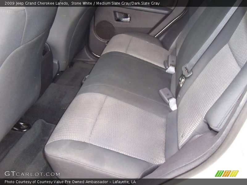 Stone White / Medium Slate Gray/Dark Slate Gray 2009 Jeep Grand Cherokee Laredo