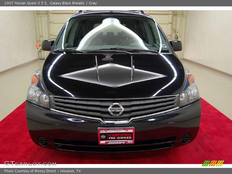 Galaxy Black Metallic / Gray 2007 Nissan Quest 3.5 S
