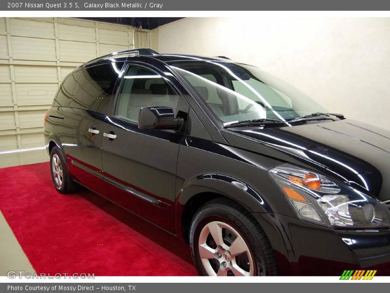 Galaxy Black Metallic / Gray 2007 Nissan Quest 3.5 S