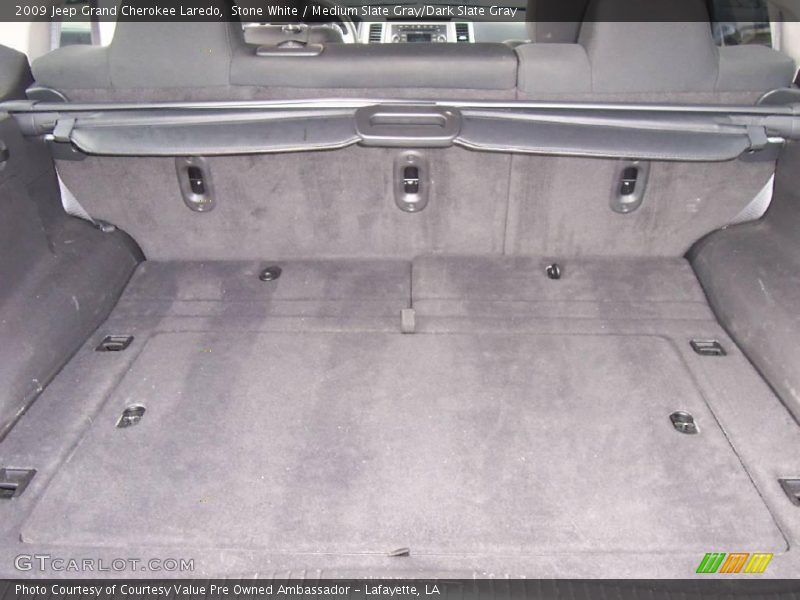 Stone White / Medium Slate Gray/Dark Slate Gray 2009 Jeep Grand Cherokee Laredo