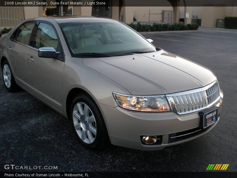 Dune Pearl Metallic / Light Stone 2008 Lincoln MKZ Sedan