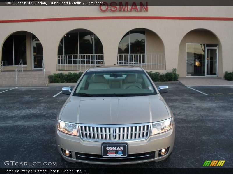 Dune Pearl Metallic / Light Stone 2008 Lincoln MKZ Sedan