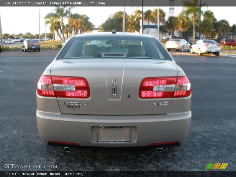 Dune Pearl Metallic / Light Stone 2008 Lincoln MKZ Sedan