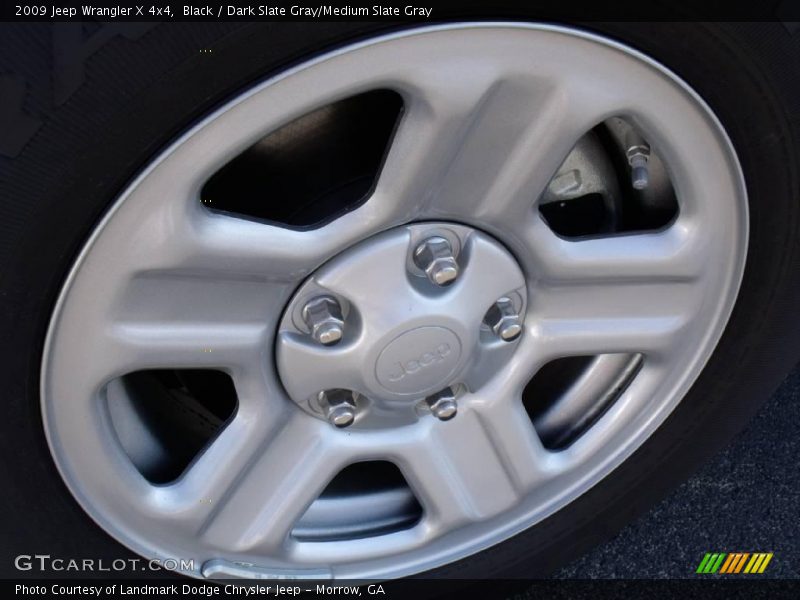Black / Dark Slate Gray/Medium Slate Gray 2009 Jeep Wrangler X 4x4