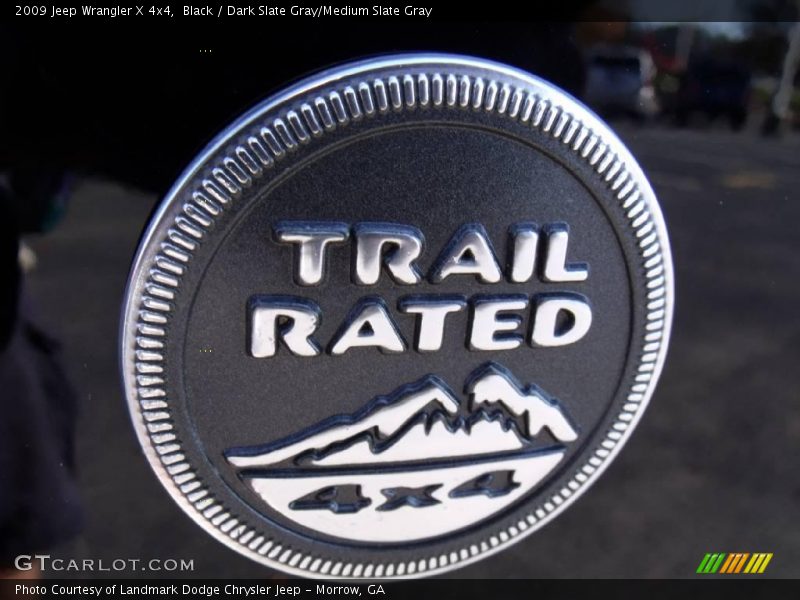 Black / Dark Slate Gray/Medium Slate Gray 2009 Jeep Wrangler X 4x4