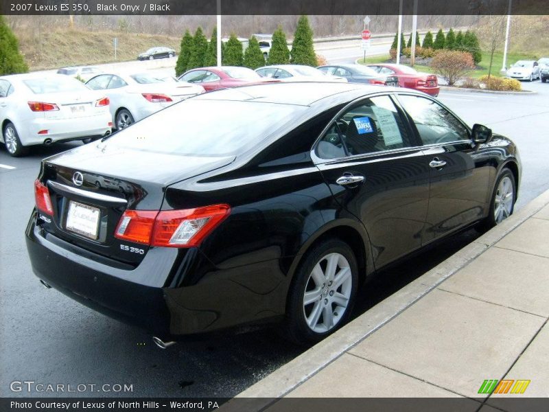 Black Onyx / Black 2007 Lexus ES 350