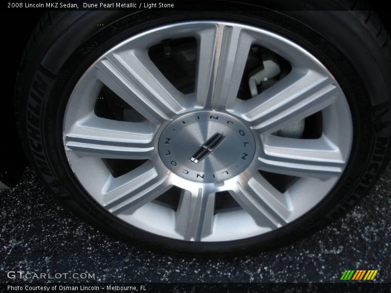 Dune Pearl Metallic / Light Stone 2008 Lincoln MKZ Sedan